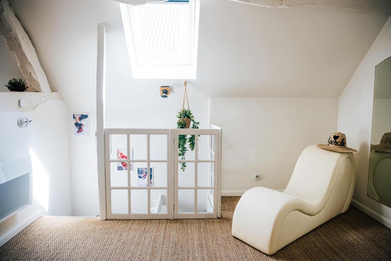 Loveroom Du Perche : Maison Avec Balneo Moulins-la-Marche Exteriör bild