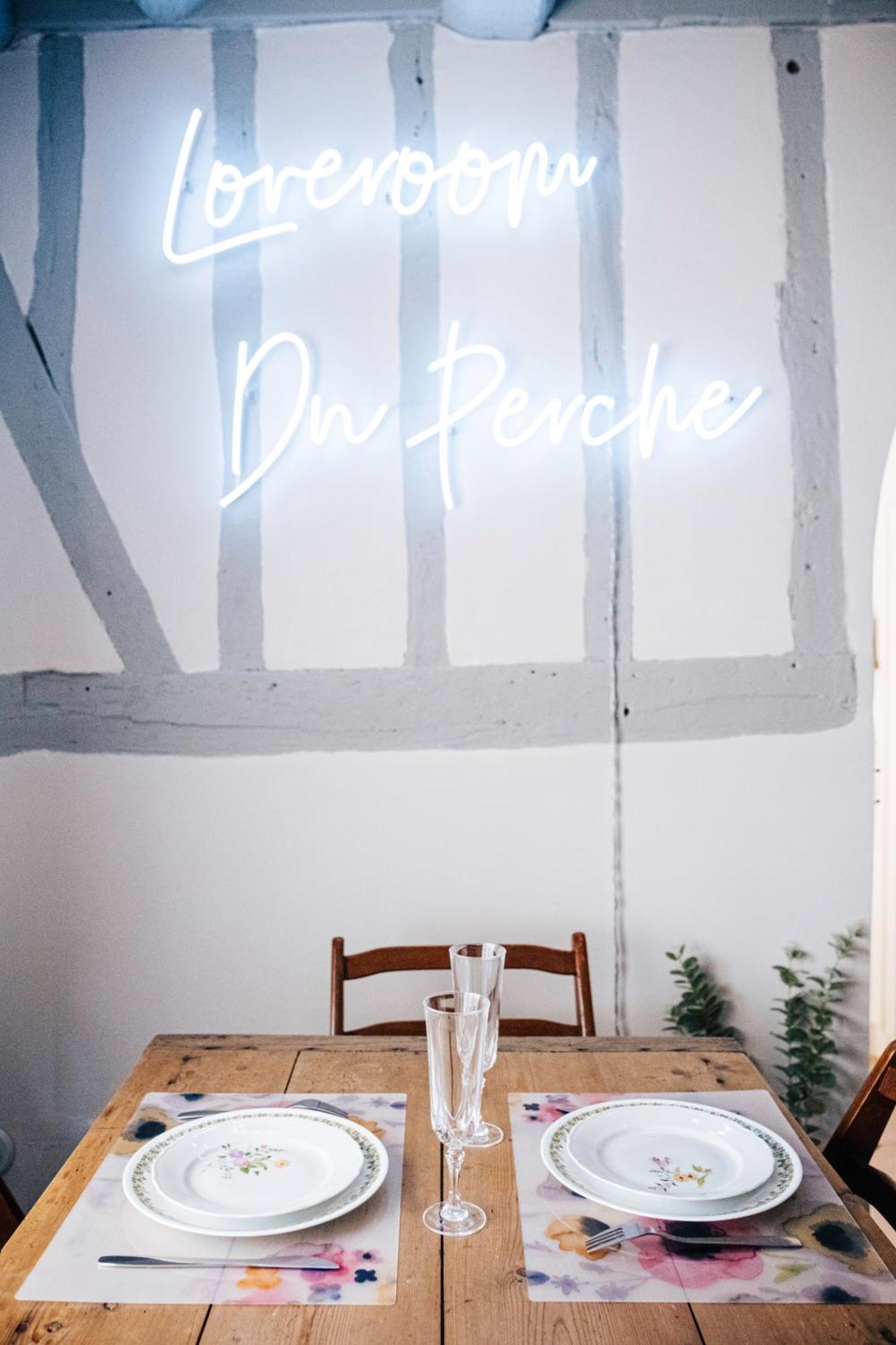 Loveroom Du Perche : Maison Avec Balneo Moulins-la-Marche Exteriör bild